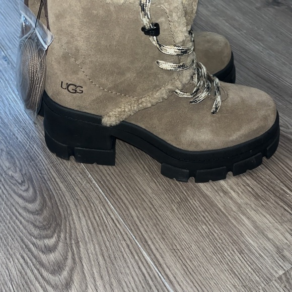 UGG BROOKLYN HIKER HICKORY SNOW BOOT AUTHENTIC WOMEN US 8 - Picture 3 of 7